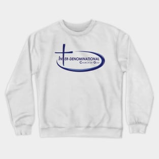 ICOG tshirt_blue logo Crewneck Sweatshirt